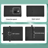 Égouttoir à Vaisselle 2 Niveaux avec Plateau – Range-Vaisselle Inox avec Porte-Couverts