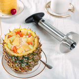 Éplucheur à Ananas en Acier Inoxydable – Couteau, Évide-Ananas & Trancheuse