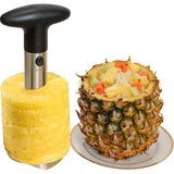 Éplucheur à Ananas en Acier Inoxydable – Couteau, Évide-Ananas & Trancheuse
