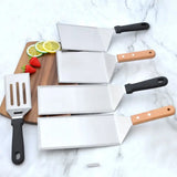 Spatule de Grill Carrée Anti-Brûlure – Steak, Burger, Pancake, BBQ & Plancha