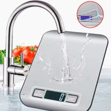 Balance de Cuisine LED en Acier Inoxydable 5/10kg – Précision 1g, Pâtisserie & Bijoux