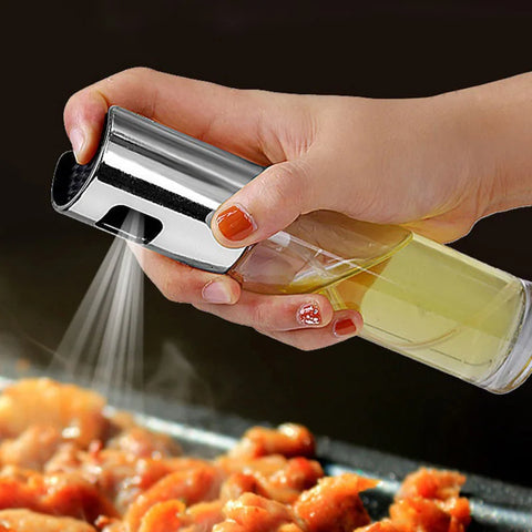 Spray Huilier en Verre – Distributeur d'Huile d'Olive Anti-Fuite, BBQ & Salade