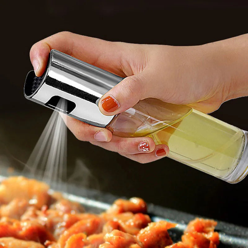 Spray Huilier en Verre – Distributeur d'Huile d'Olive Anti-Fuite, BBQ & Salade