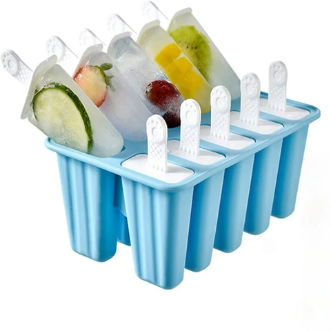 Moules à Glaces Esquimaux Sans BPA – 6 ou 10 Bâtonnets Réutilisables