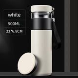 Mug Isotherme à Thé 500ml en Inox – Compartiment à Thé Indépendant