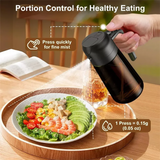 Spray à Huile 2-en-1 en Verre 470ml – Vaporisateur & Verseur Anti-Fuite pour Cuisine, Friteuse à Air, BBQ