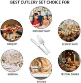 Set de 2 Coupe-Pizzas & Gâteaux en Acier Inoxydable – Cuisine & Fêtes
