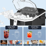 Machine à Glaçons Automatique Portable – 12kg/24h, Glaçons en 6 Minutes