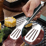 Pince de Cuisine en Inox Antidérapante – Service Viande, Salade & BBQ