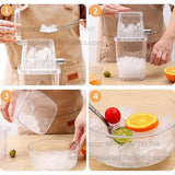 Machine à Glace Pilée Manuelle – Broyeur à Glaçons pour Granités & Cocktails