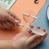 Set de Couverts Portables 4 Pièces en Paille de Blé – Voyage, Pique-nique & Camping