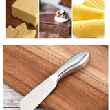 Couteau à Beurre Multifonctionnel en Acier Inoxydable – Fromage & Confiture