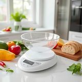 Balance de Cuisine Numérique 5kg/1g – Écran LED, avec ou sans Plateau