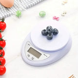 Balance de Cuisine Électronique Portable 5kg/1g – Écran LED, Pâtisserie & Cuisine