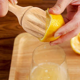 Presse-Agrumes Manuel en Bois – Mini Presse-Citron & Orange Portable