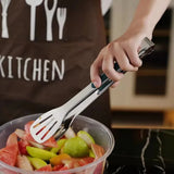 Pince de Cuisine en Inox Antidérapante – Service Viande, Salade & BBQ