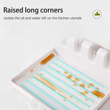Repose-Cuillère & Support Ustensiles Antidérapant – Range-Baguettes de Cuisine