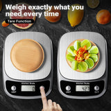 Balance de Cuisine LED en Acier Inoxydable 5/10kg – Précision 1g, Pâtisserie & Bijoux