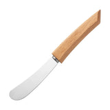 Couteau à Beurre en Acier Inoxydable – Manche en Bois, Spatule à Confiture