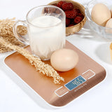 Balance de Cuisine Numérique en Acier Inoxydable – Écran LCD, Précision 1g, Pâtisserie & Cuisine