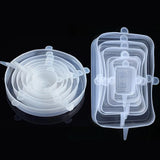 Couvercles Extensibles en Silicone – Lot de 6, Compatibles Micro-Ondes