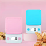 Balance de Cuisine Compacte – Écran HD, Précision 0,1g, Rose ou Bleu
