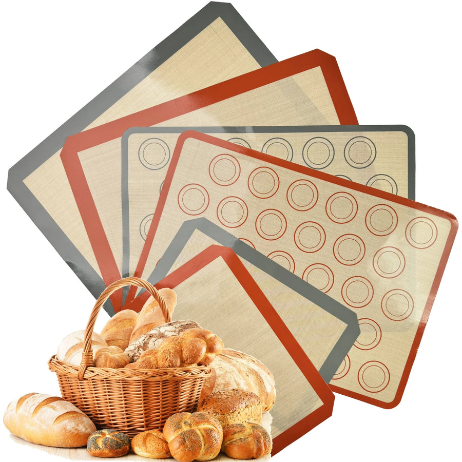 Tapis de Cuisson en Silicone Réutilisable – Antiadhésif, Résistant à la Chaleur