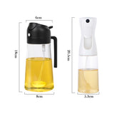 Spray Huilier 2 en 1 en Plastique 500ml – BBQ, Four, Pâtisserie & Pique-Nique
