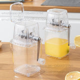 Machine à Glace Pilée Manuelle – Broyeur à Glaçons pour Granités & Cocktails