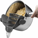 Passoire à Clipser pour Casseroles – Égouttoir Réglable en Acier Inoxydable