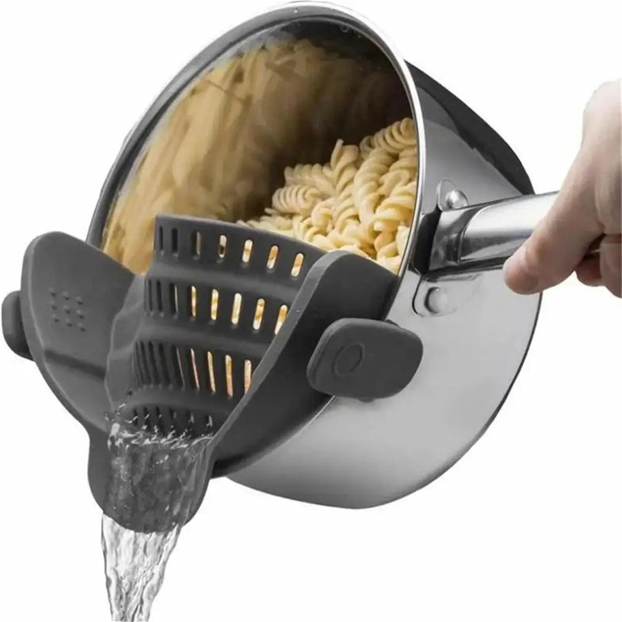 Passoire à Clipser pour Casseroles – Égouttoir Réglable en Acier Inoxydable