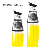 Carafe Huilière en Verre – Distributeur d'Huile & Vinaigre 250/500ml