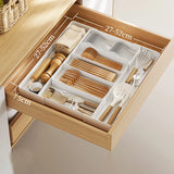 Organisateur de Tiroir Extensible pour Couverts – Range-Couverts Ajustable
