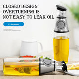 Carafe Huilière en Verre – Distributeur d'Huile & Vinaigre 250/500ml
