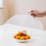 Cloche Alimentaire Pliable Anti-Mouches – Couvre-Plat en Maille pour Repas Extérieur