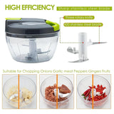 Hachoir Manuel à Tirette 520/900ml – Hache-Ail, Oignons, Légumes & Fruits