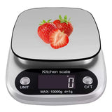 Balance de Cuisine LED en Acier Inoxydable 5/10kg – Précision 1g, Pâtisserie & Bijoux