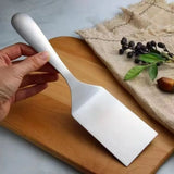 Spatule Plate Multifonctionnelle en Acier Inoxydable – Pour Steaks, Pancakes, Teppanyaki & Tiramisu