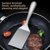 Spatule Plate Multifonctionnelle en Acier Inoxydable – Pour Steaks, Pancakes, Teppanyaki & Tiramisu