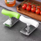 Ouvre-Bocal Rotatif en Inox – Ouvre-Couvercle Réglable Anti-Effort