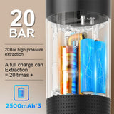 Machine à Expresso Portable Sans Fil 3-en-1 – Capsules & Café Moulu, 20 Bars