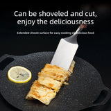 Spatule Plate Multifonctionnelle en Acier Inoxydable – Pour Steaks, Pancakes, Teppanyaki & Tiramisu