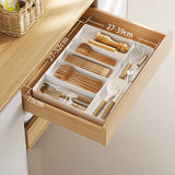 Organisateur de Tiroir Extensible pour Couverts – Range-Couverts Ajustable