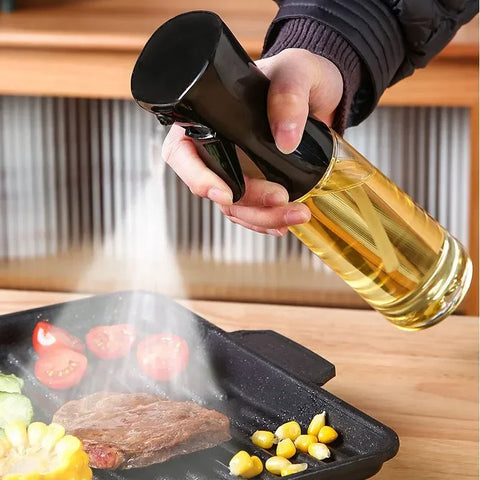 Spray Huilier en Plastique 200/300/500ml – Nébuliseur & Pinceau BBQ