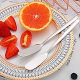Set de 2 Couteaux à Beurre en Acier Inoxydable – Fromage, Confiture & Crème