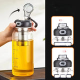 Grande Bouteille en Verre avec Filtre à Thé Inox – 800ml à 2,5L, Sport & Bureau
