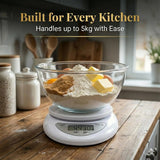 Balance de Cuisine Électronique Portable 5kg/1g – Écran LED, Pâtisserie & Cuisine